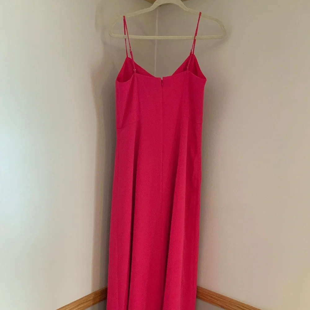 JCrew Pink 8 Adjustable Strap Dress Wedding Guest Adjustable Straps Date Coastal